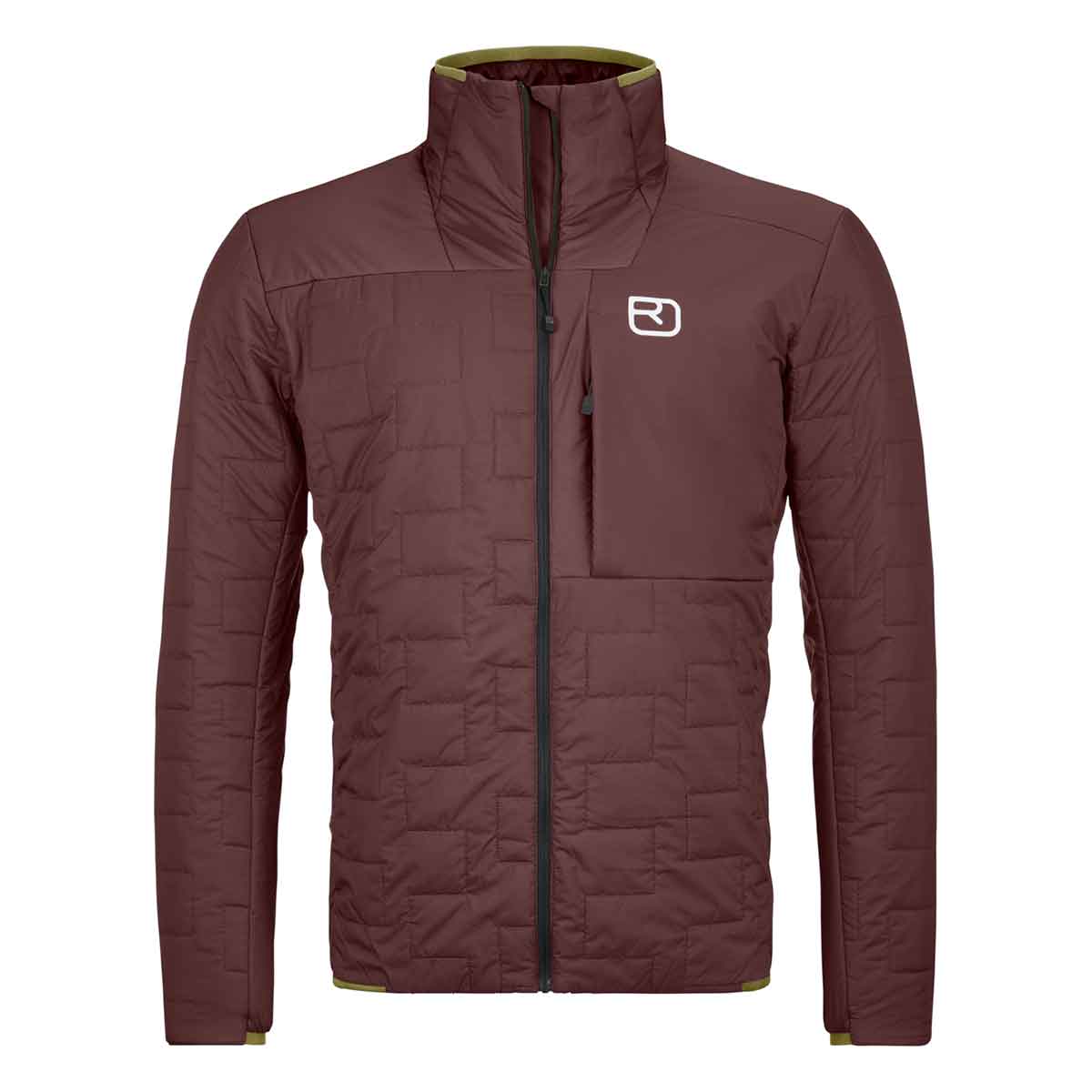 Ortovox Swisswool Piz Segnas Jacket Men's in Wine Tasting